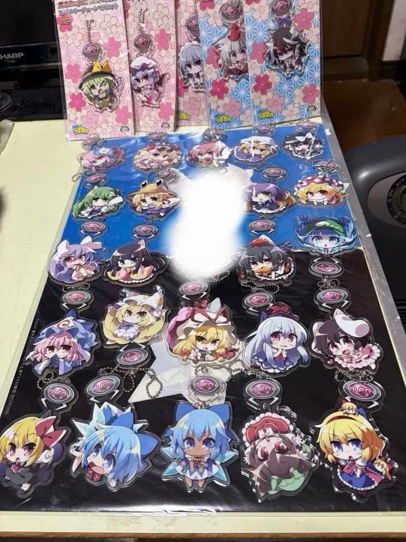 東方project UFOつままれ　アクリルキーチェン　30個まとめ売り