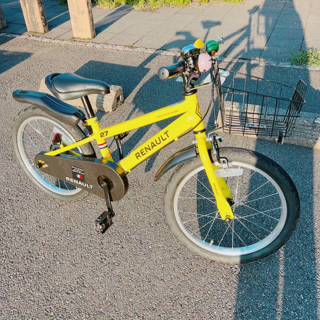 【引渡限定】極美品　ルノー　自転車　子供用　18インチ