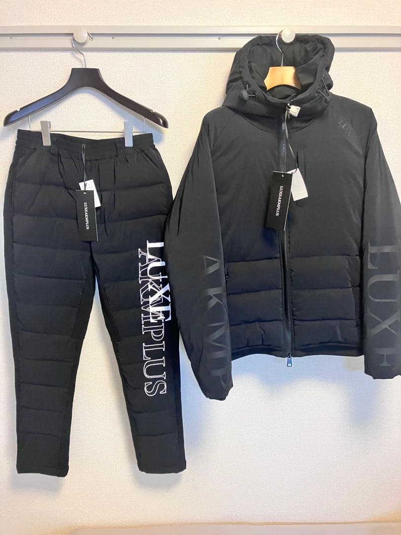 LUXEAKMPLUS中綿ジャケット&中綿パンツセットアップ防寒Lサイズゴルフ