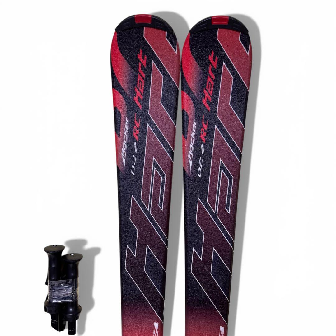 【美品】 HART DIVA D2.2 RC Hart スキー 板 ストック