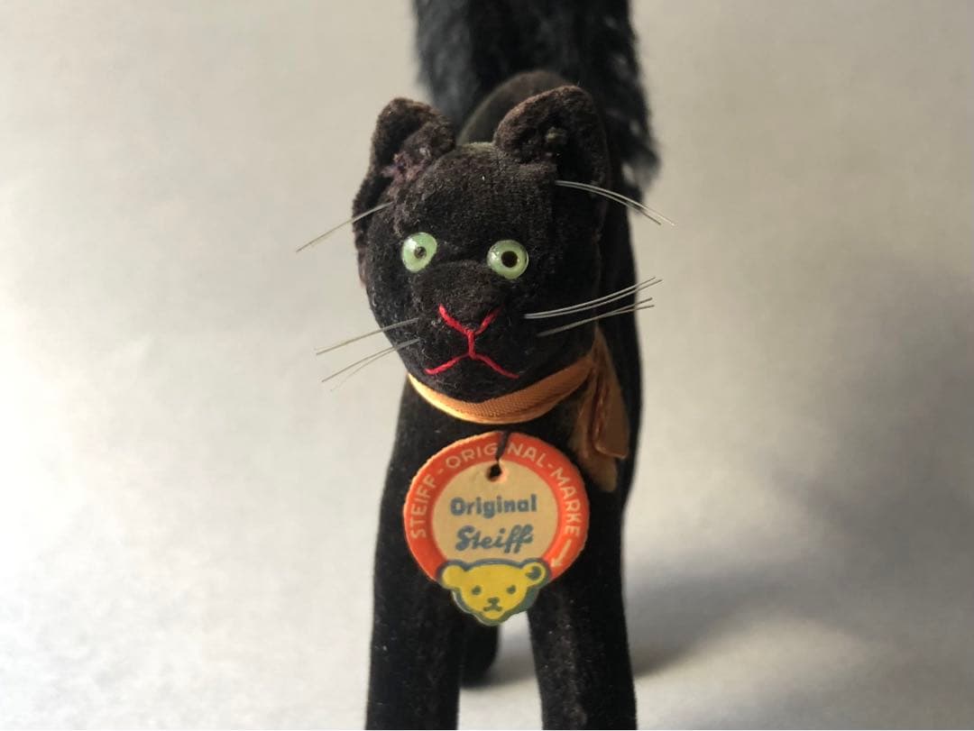 Steiff 　猫のトムキャット　最小　タグあり