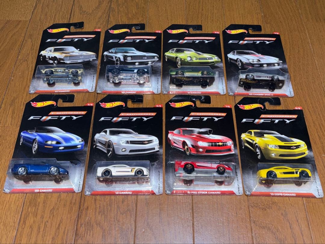 ホットウィール カマロ 50周年記念車8セット　Camaro Fifty コンプ