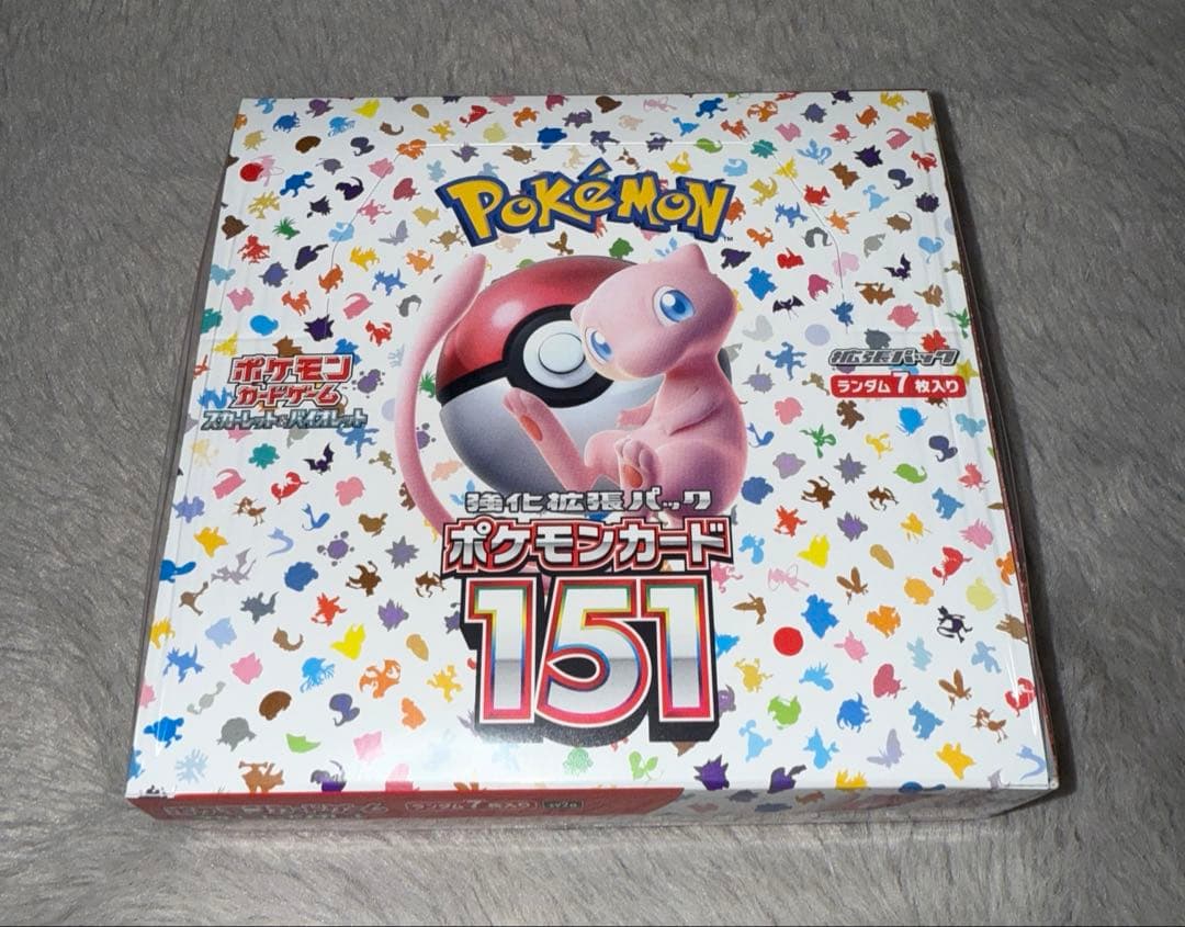 マ*s様 新品未開封 ポケモンカードゲーム 151 シュリンク付き 1BOX 即