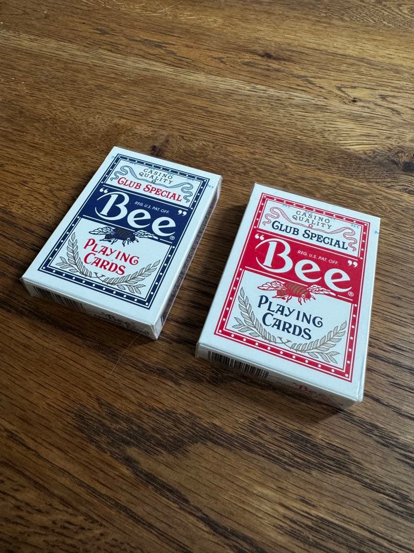 【新品未開封】Bee Wynn カジノデック 赤青2個セット