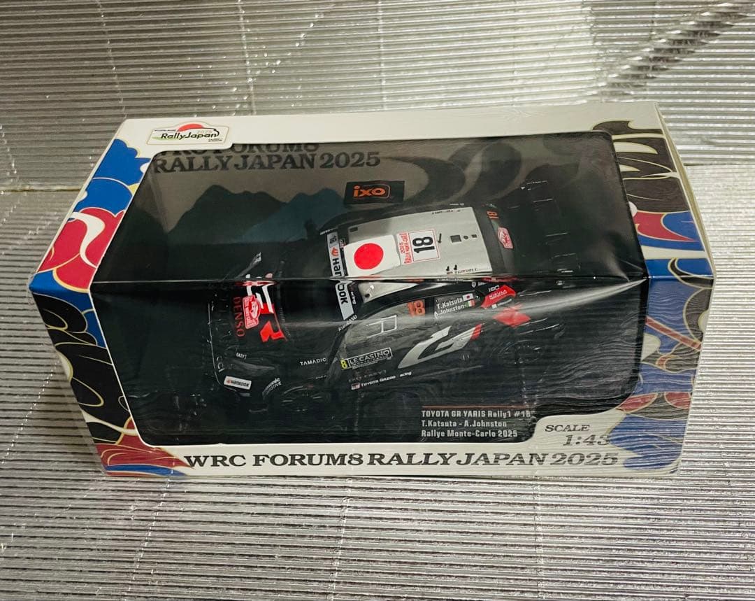 RALLYJAPAN 2025⭐️勝田貴元選手⭐️GR YARIS #18 ミニカー