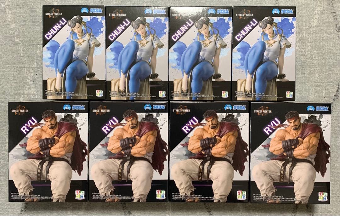 ストリートファイター フィギュア ちょこのせ リュウ 春麗 8点 まとめ売り