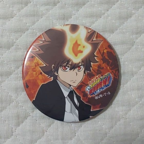 家庭教師ヒットマンREBORN! 缶ミラー 沢田綱吉 ジャンプフェスタ