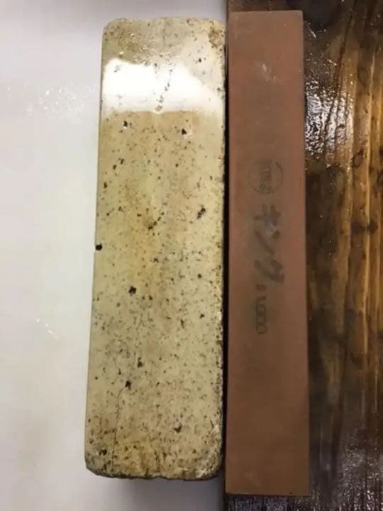 特大天然砥石(白砥)  キング砥石♯1000セット