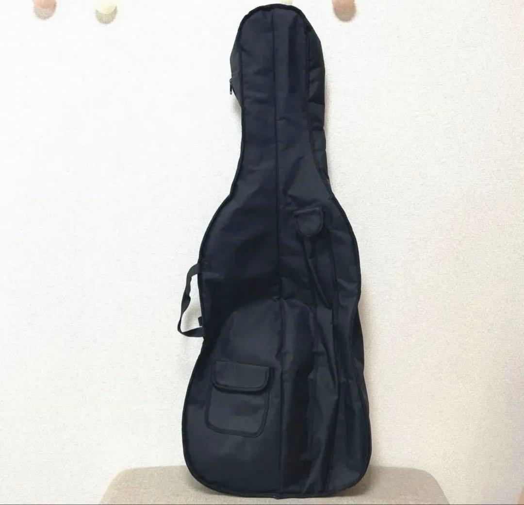 【美品・お値下げ中】チェロケース　ソフトケース　黒　4/4サイズ