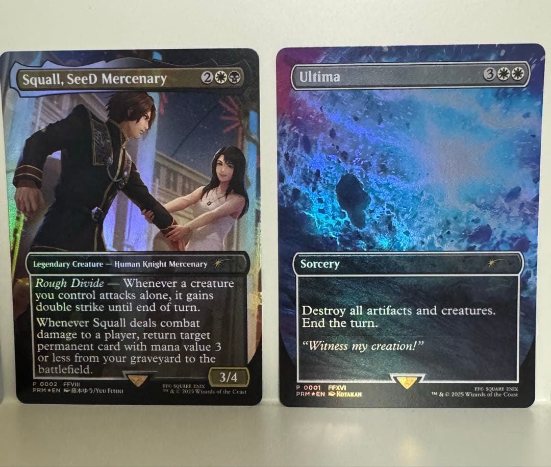 【MTG】『Ultima』『Squall,SeeD Mercenary』 プロモ