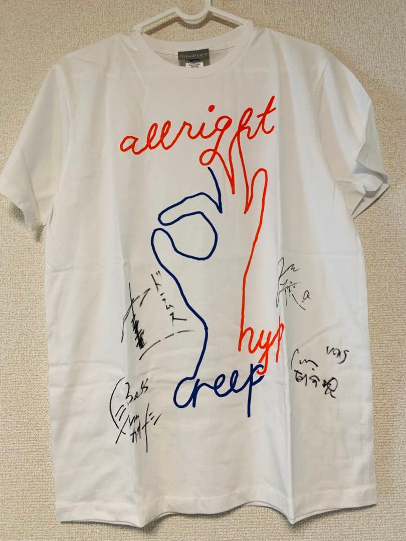 クリープハイプ　サイン入りTシャツ