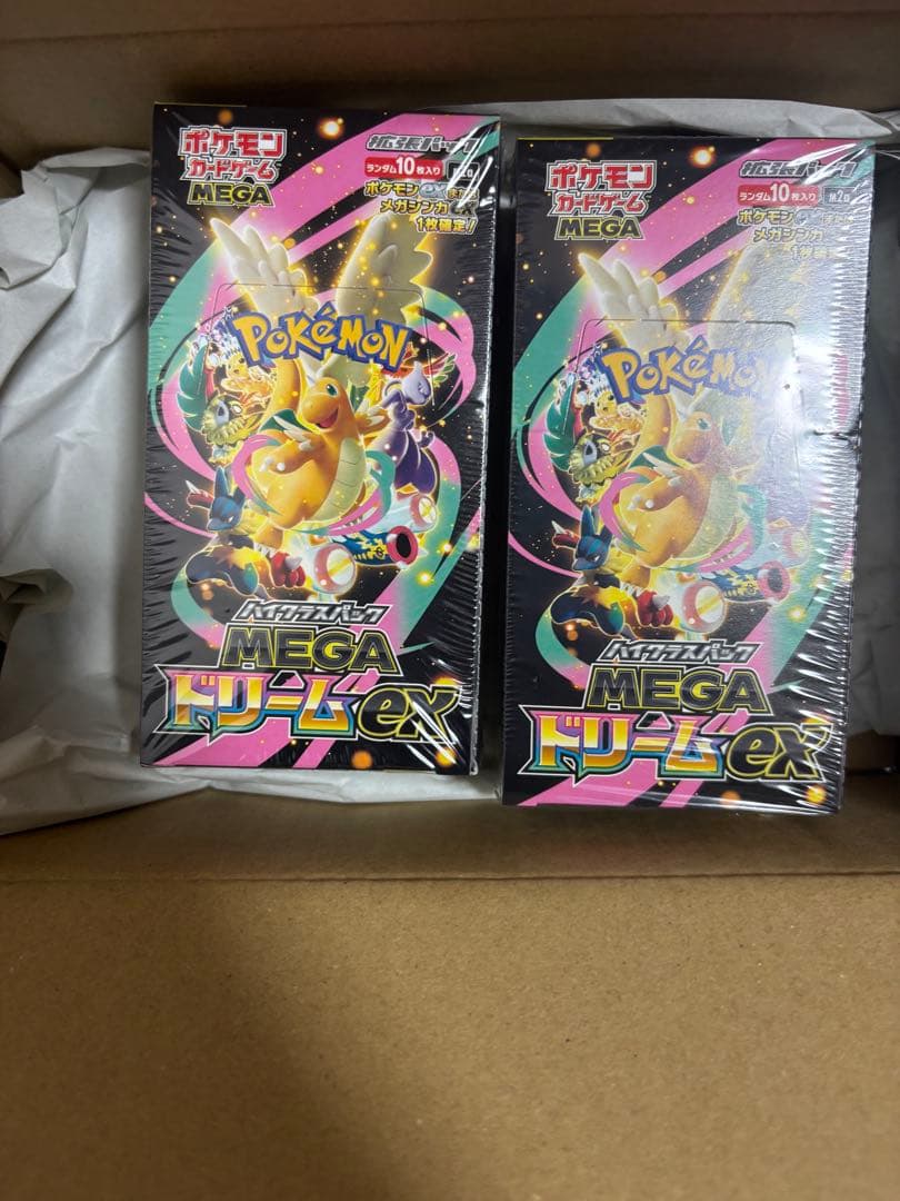 ポケモンカードゲームMEGAドリームex 2BOX シュリンクあり