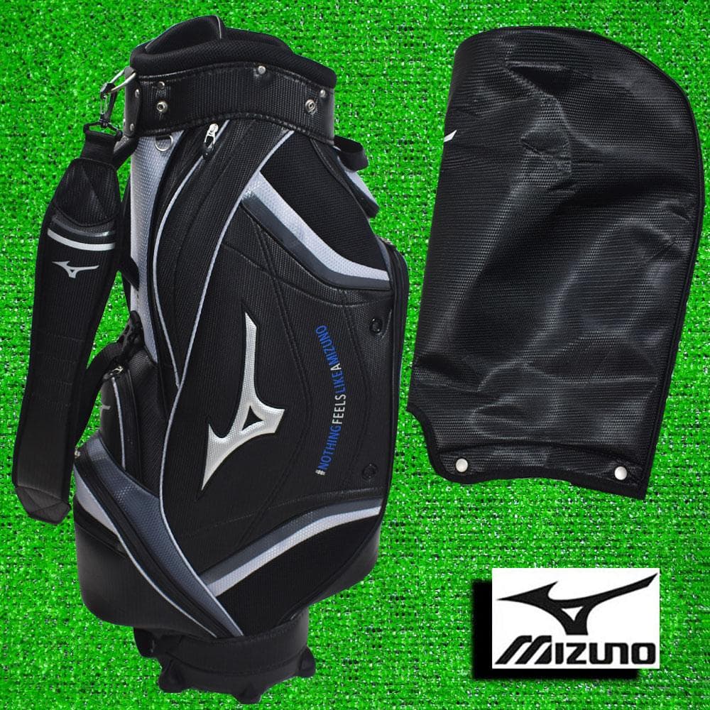 和*様 MIZUNO ミズノ ゴルフ 軽量キャディバッグ９型【ブラック】新品！