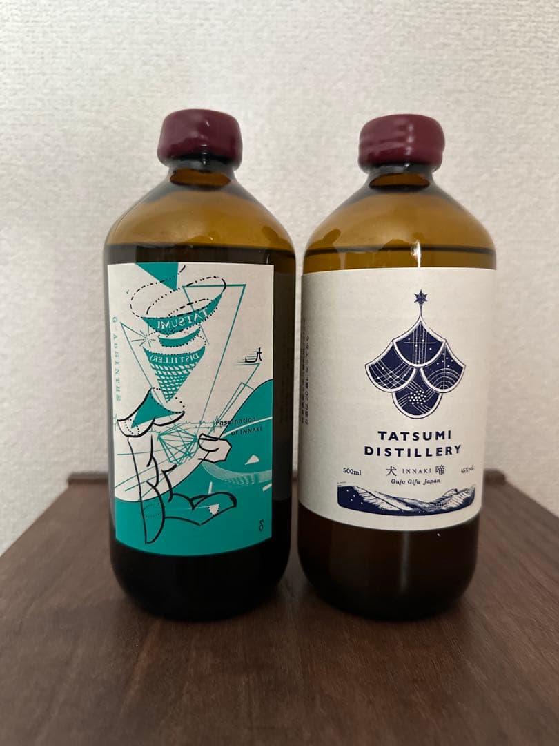 【未開封】辰巳蒸溜所 アルケミエ ジン、アブサン2本セット