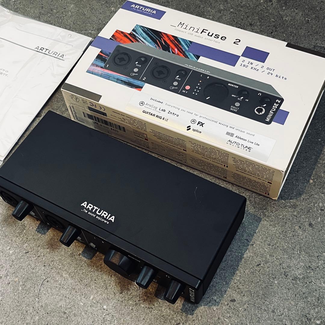 ARTURIA MiniFuse 2 黒 アートリア オーディオインターフェイス