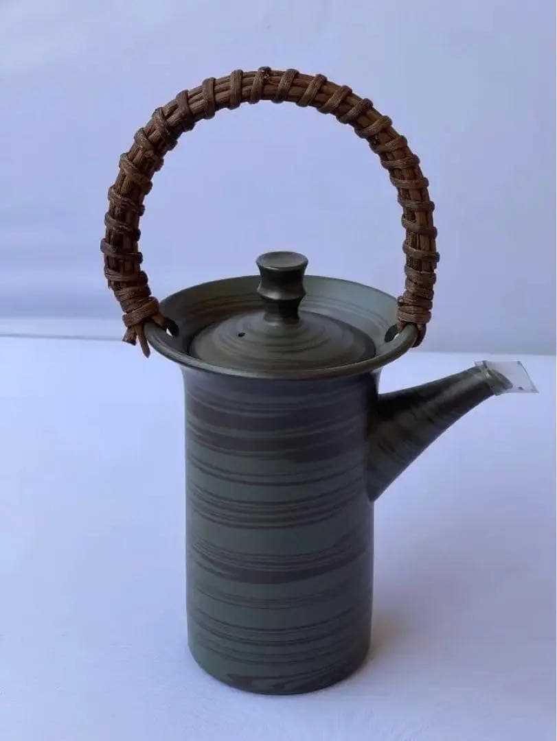 常滑焼　小西洋平　源心彩　練込　急須　土瓶　茶道具　茶注　茶器