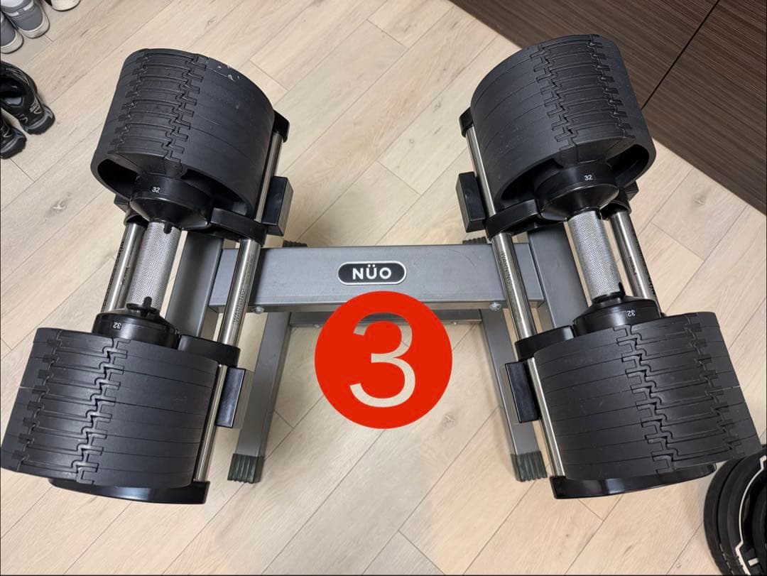 みずき③ フレックスベル32kg 4kg刻み両手セット&専用スタンド付き