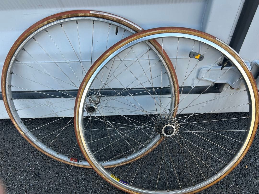 MAVIC SHIMANO600シルバー 完組ホイール