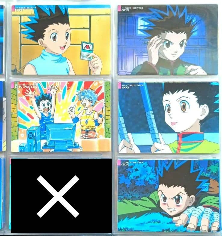 初版　HUNTER×HUNTER カードダスマスターズ　キルア　ゴン