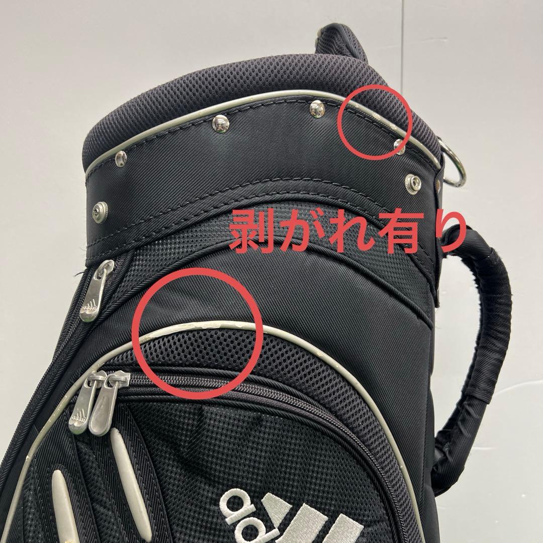 アディダス adidas ゴルフバッグ　9インチ　ブラック　メンズ　ゴルフ