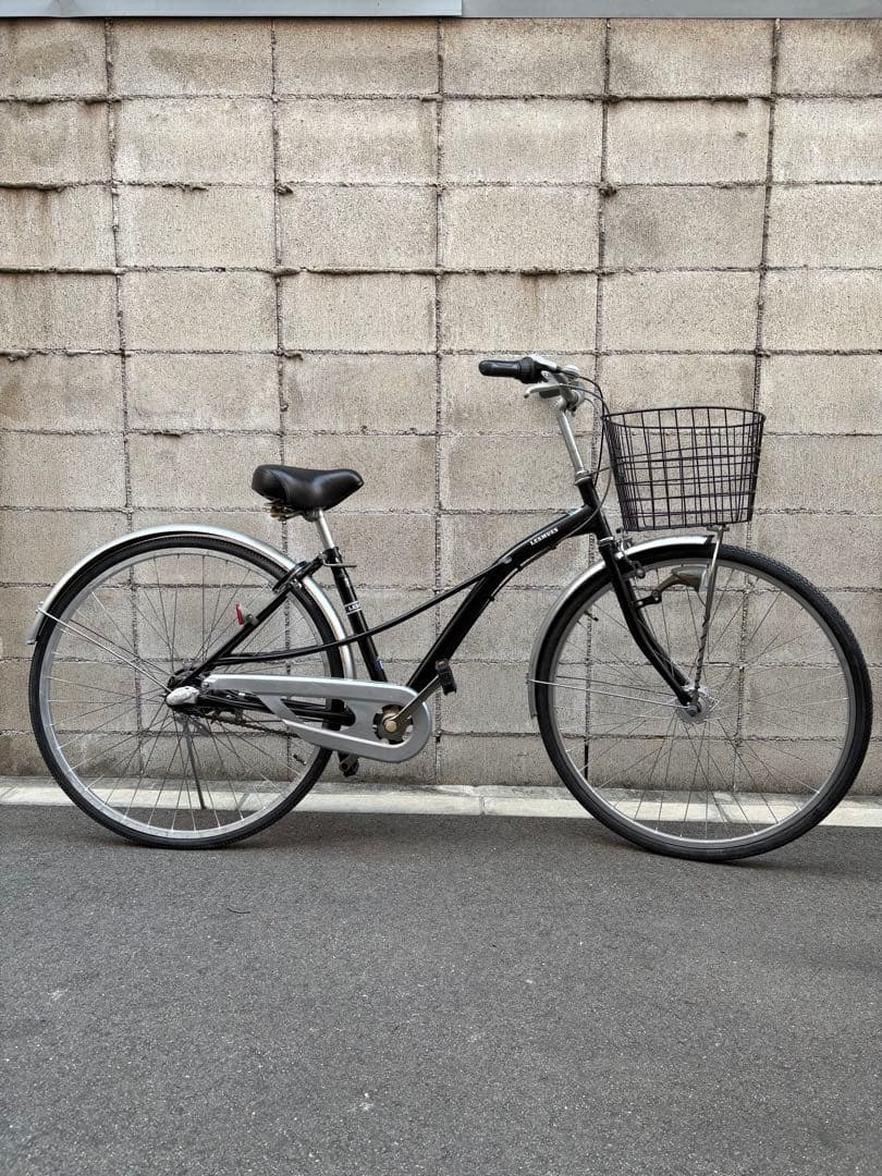 <電動用両タイヤ新品>シティサイクル内装３段