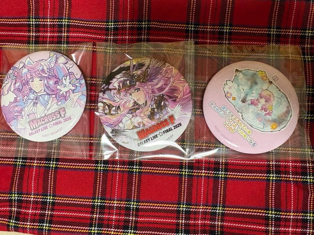 マクロスF ギャラクシーライブ ラッキードロー 缶バッジ シェリル