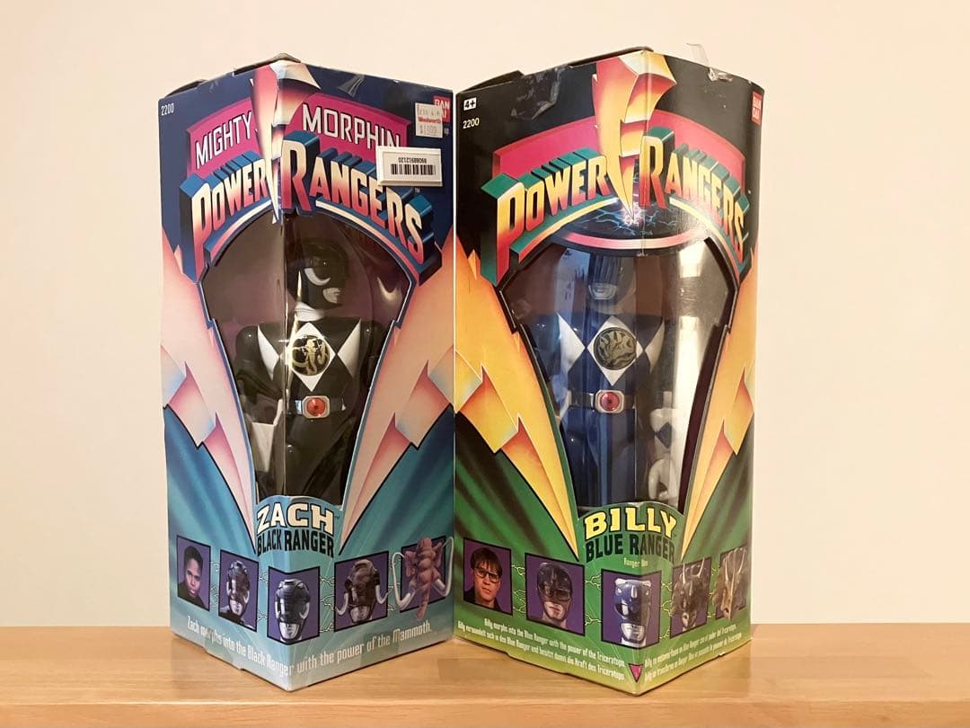 パワーレンジャー アクションフィギュア ブルー ブラック ジュウレンジャー 戦隊