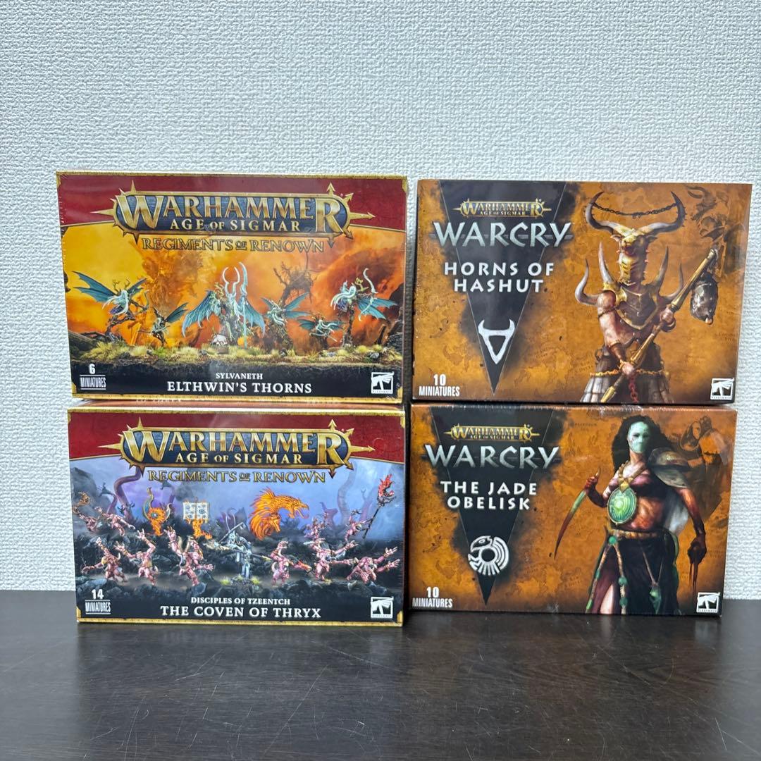 【まとめ売り】ウォーハンマー　WARHAMMER シリーズ　4作セット