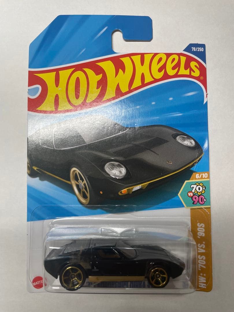 【超激レアエラー】ホットウィール ‘71ランボルギーニ ミウラ SV