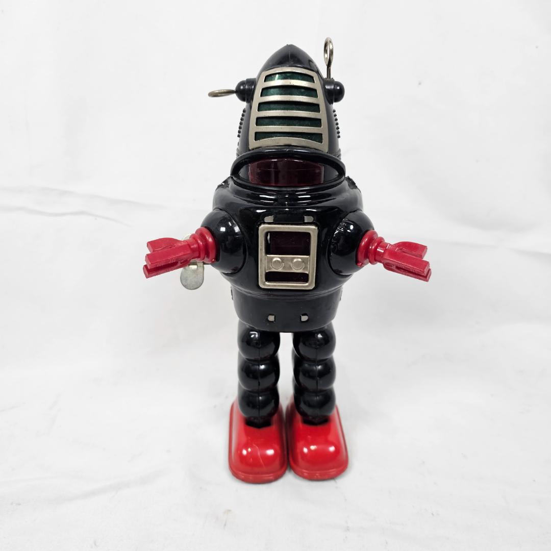 【希少】ブリキ ロボット ロビー型 スパーク ゼンマイ式 昭和レトロ