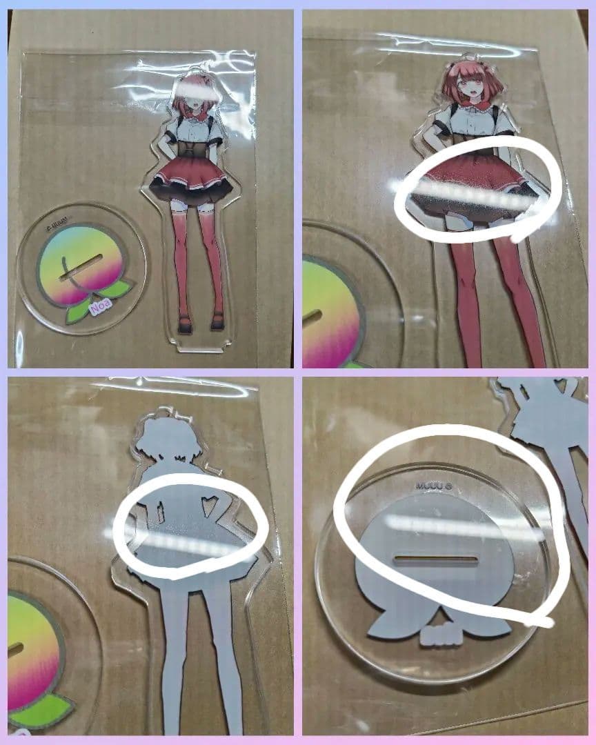 カラフルピーチ しまむら 初期アクリルスタンド 【バラ売り不可】