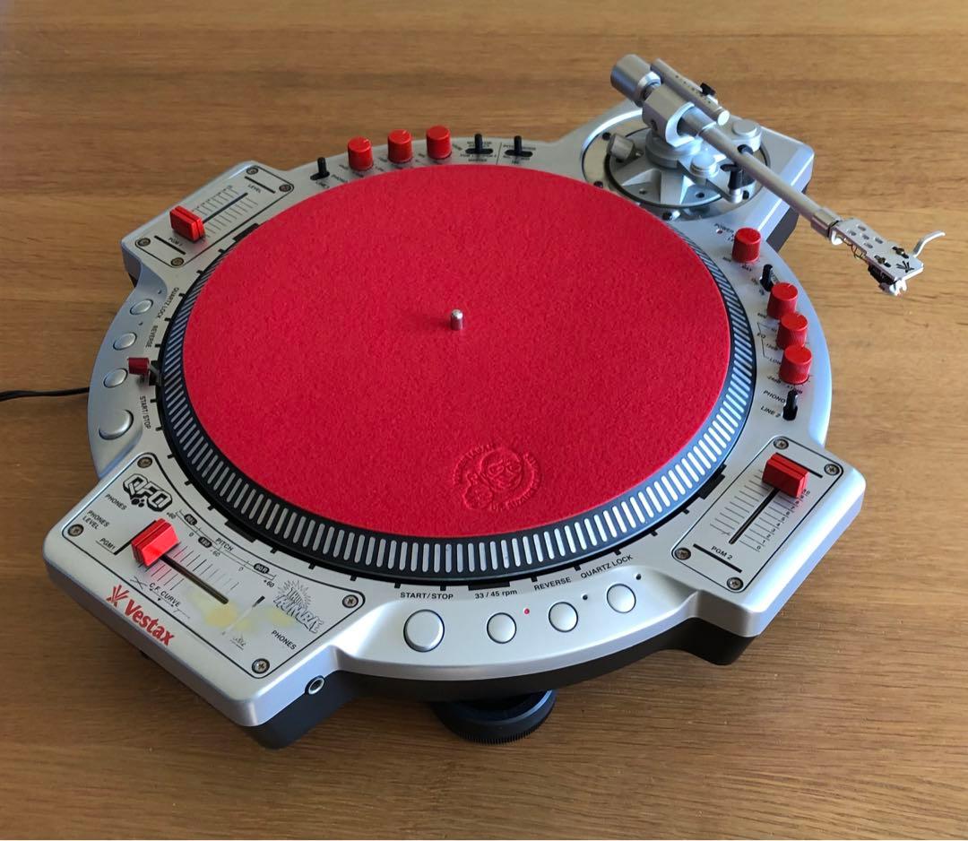 Vestax QFO ターンテーブル レッドノブカスタム 中古