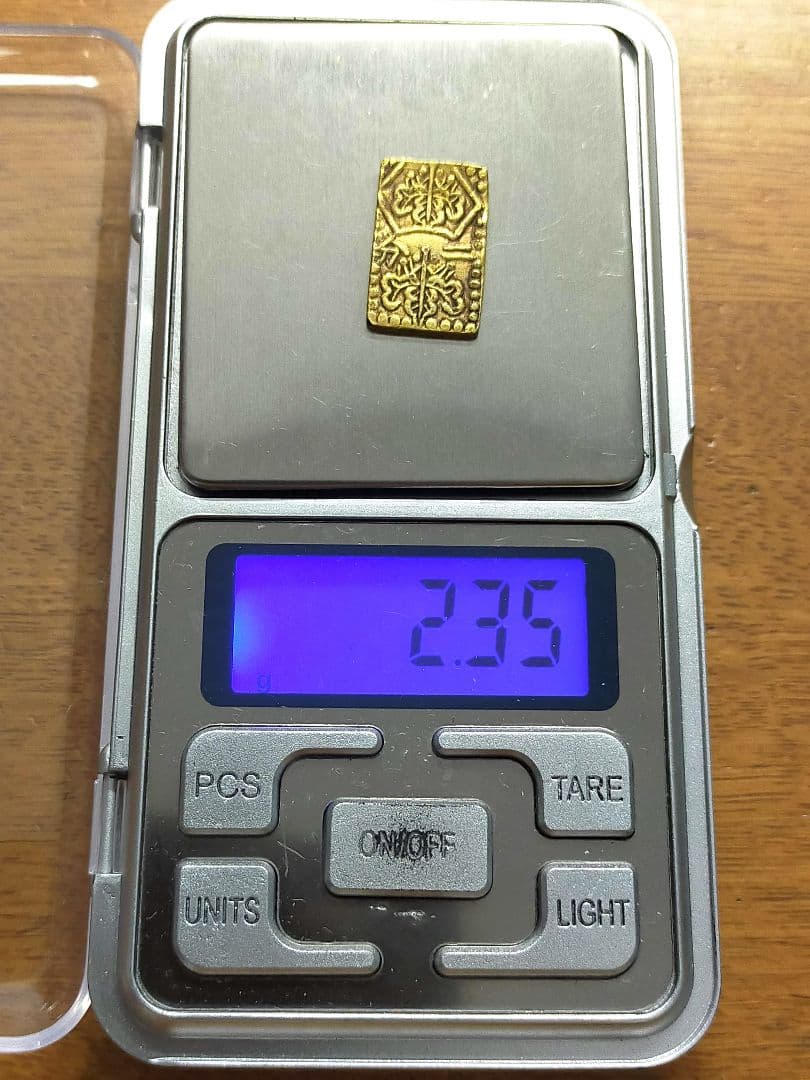 古銭　明治二分判金　別座　3枚