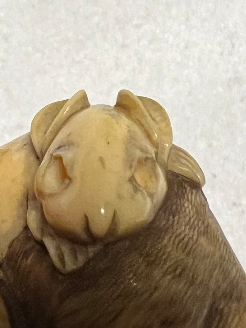 根付け　ねずみ　鼠