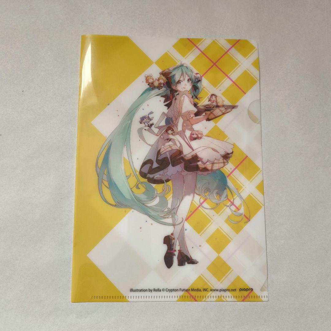 初音ミク マジカルミライ 2019 不二家 コラボ A5サイズクリアファイル