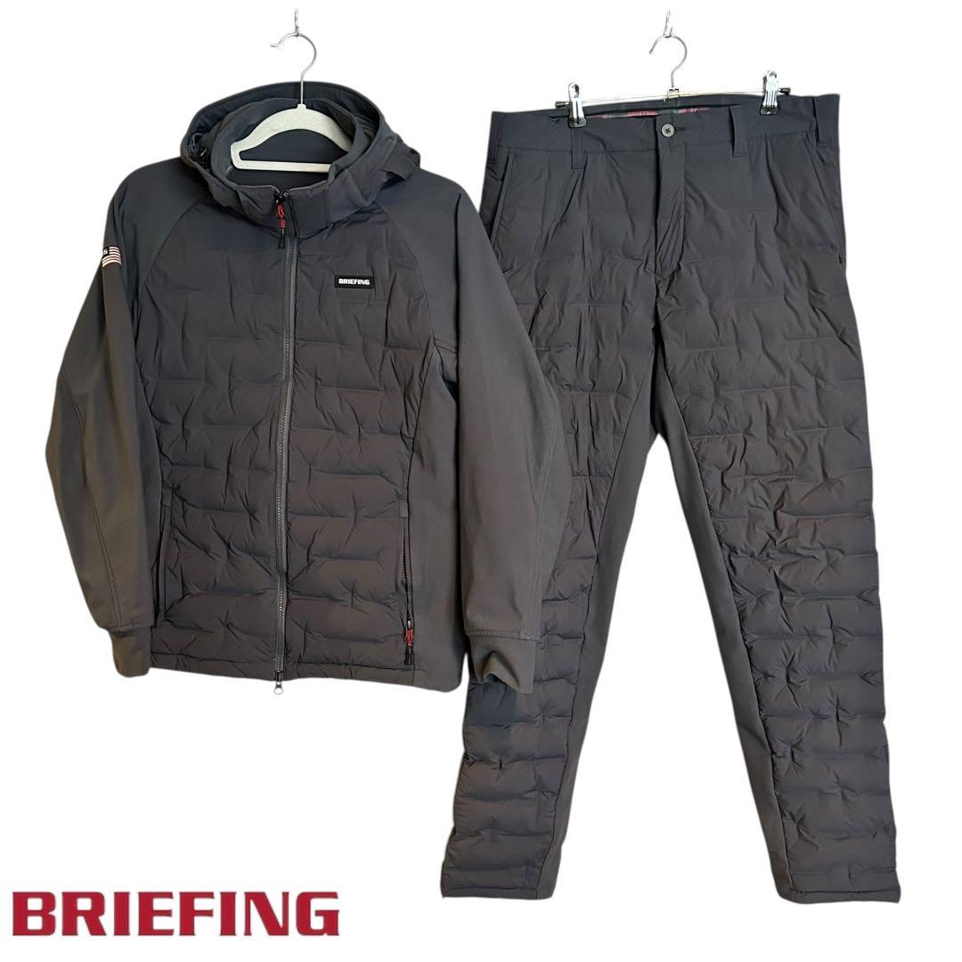 BRIEFING GOLF HYBRID DOWN SETUP チャコールグレー