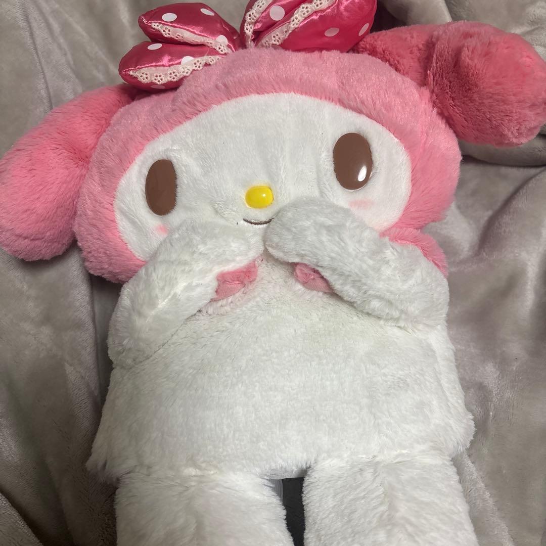 希少マイメロディ ぬいぐるみティッシュBOX