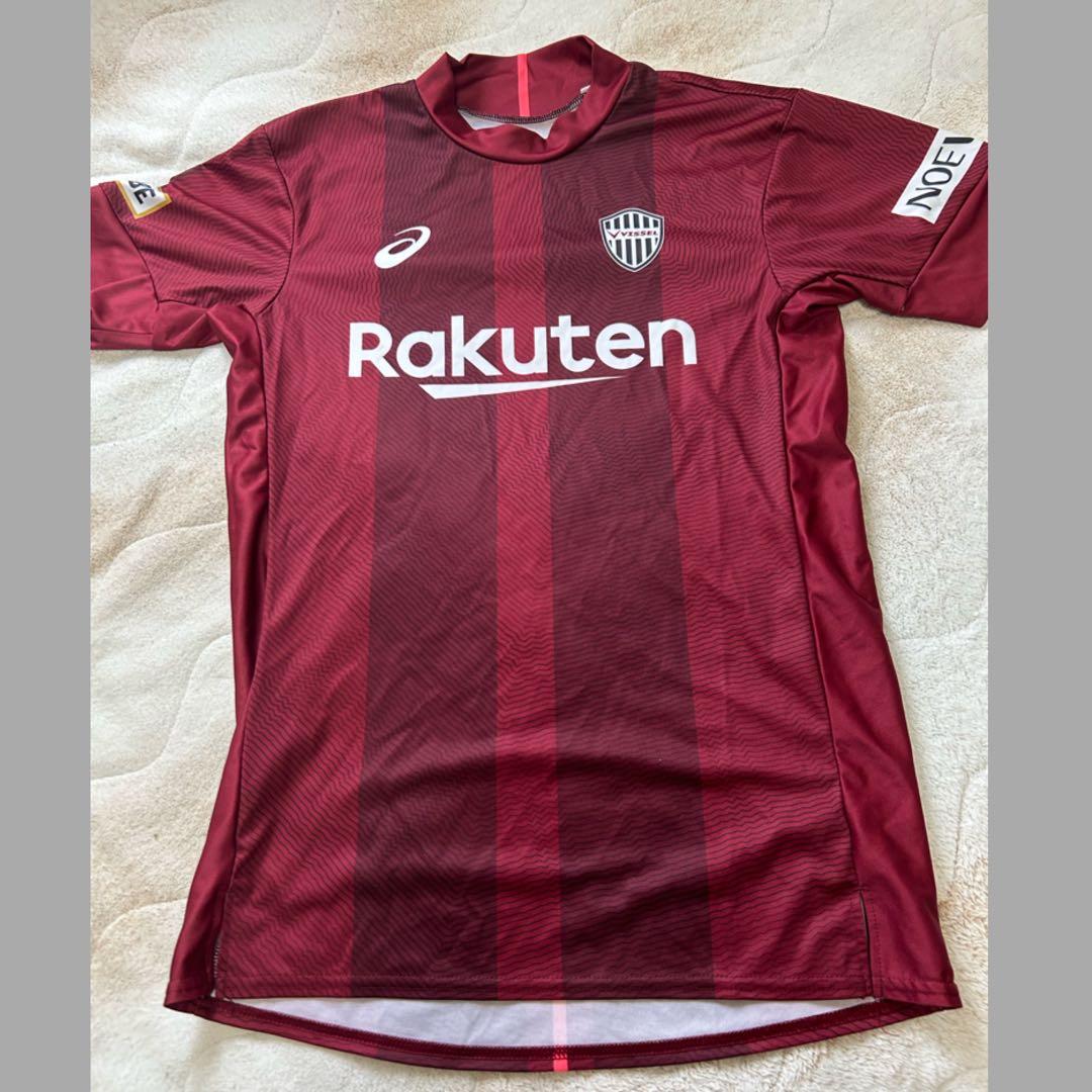 ユニフォーム ヴィッセル神戸 Tシャツ 半袖 無地 アシックス asics L