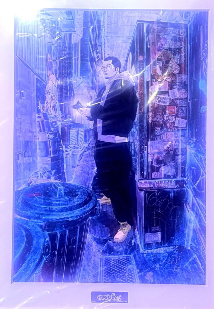 闇金ウシジマくん　複製原画　直筆サイン入り　真鍋昌平　 G10ベアブリックセット