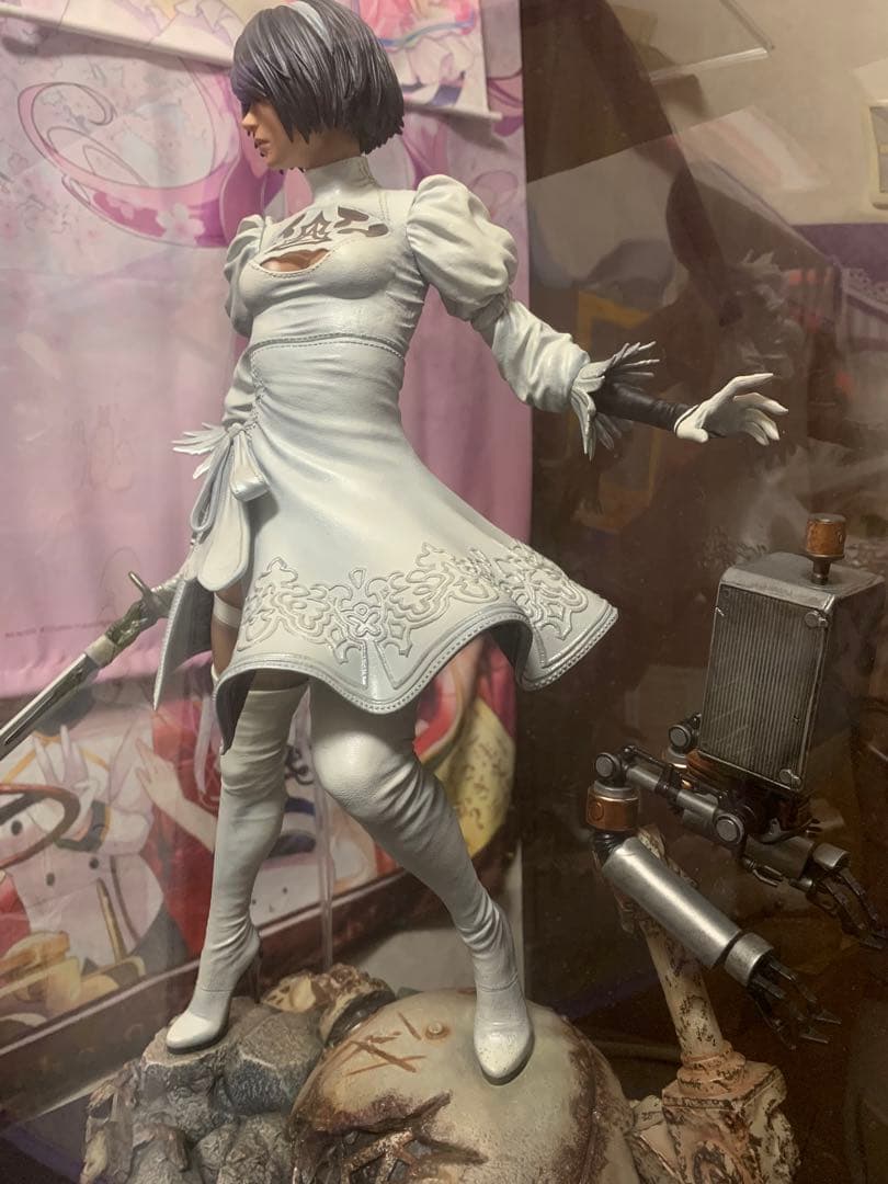 M*a様 NieR ニーアオートマタ2B 1/4スケール2Pカラースタチュー