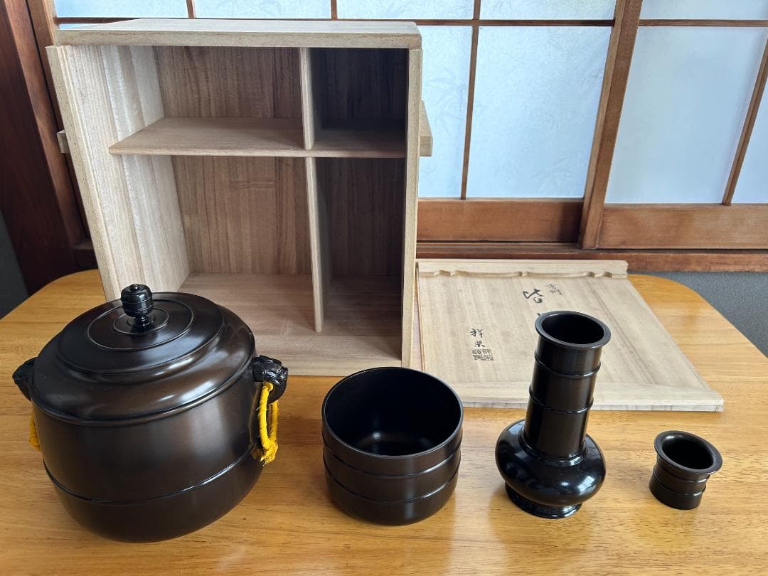 【皆具】唐銅　祥栄　一回のみ使用