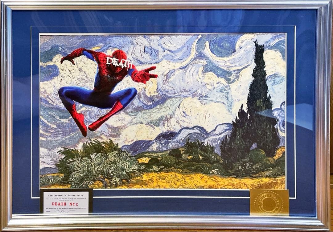 額込 世界限定100枚DEATH NYC アートポスター 現代アート 47