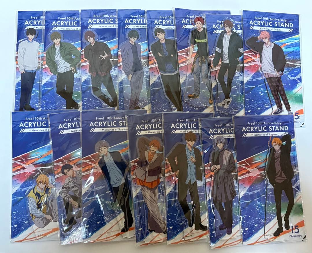 【纏め売り】Free! 10周年 アクスタ 15セット