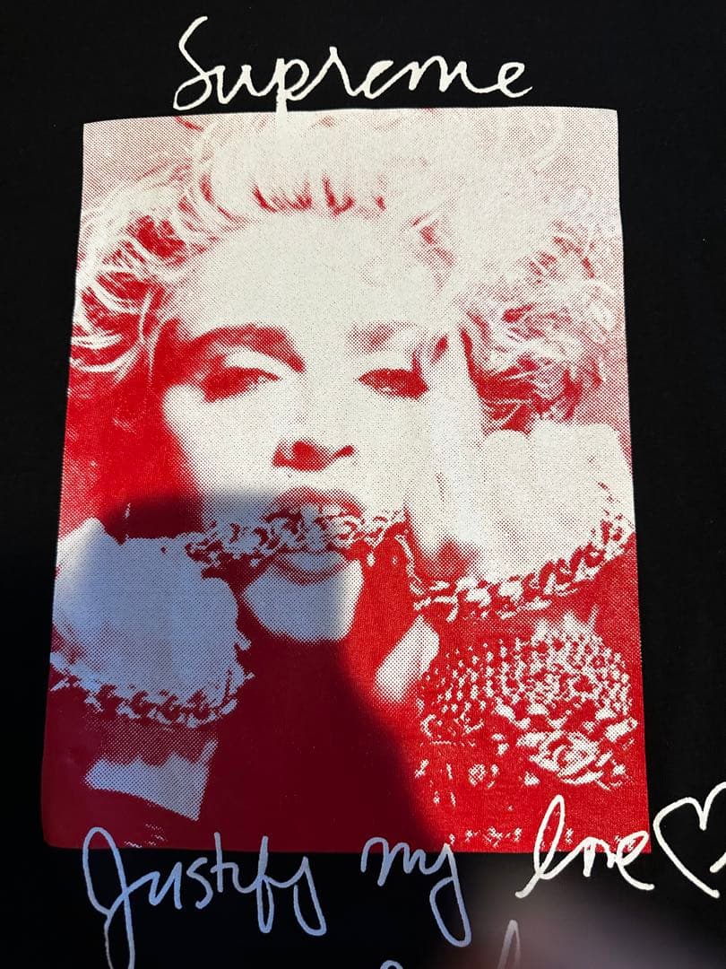 Supreme Madonna Tee Black Mサイズ
