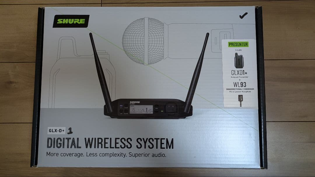 SHURE GLX-D1+WL93 デジタルワイヤレスシステム