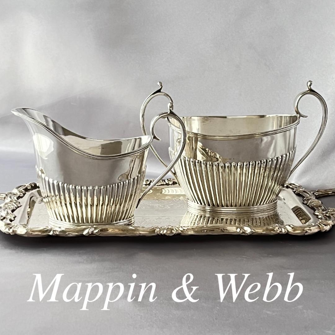 【Mappin & Webb】ミルクジャグ/シュガーボウルマッピンアンドウェッブ