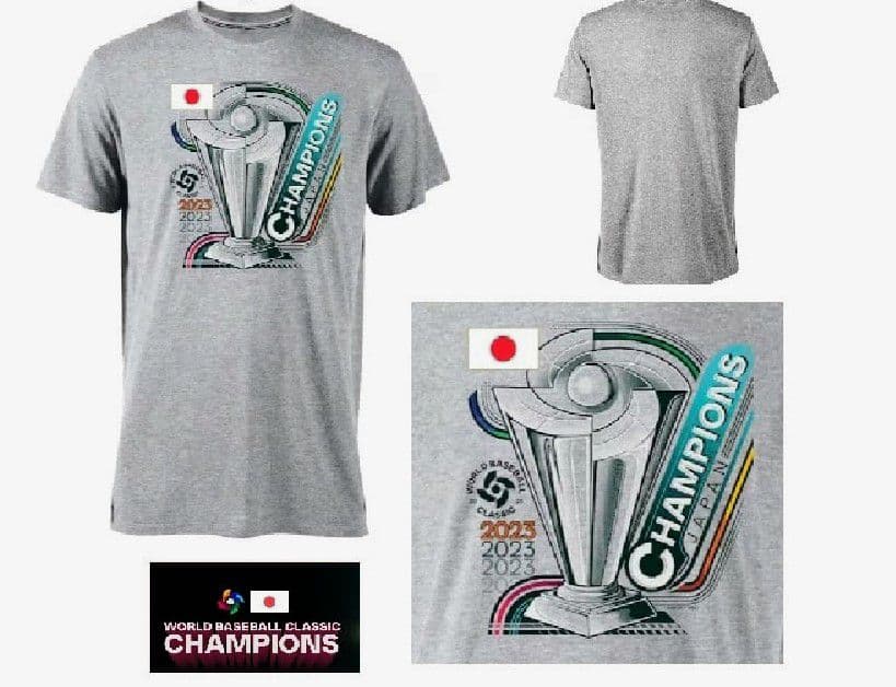 2023年野球ワールドクラシック チャンピオンTシャツ XL
