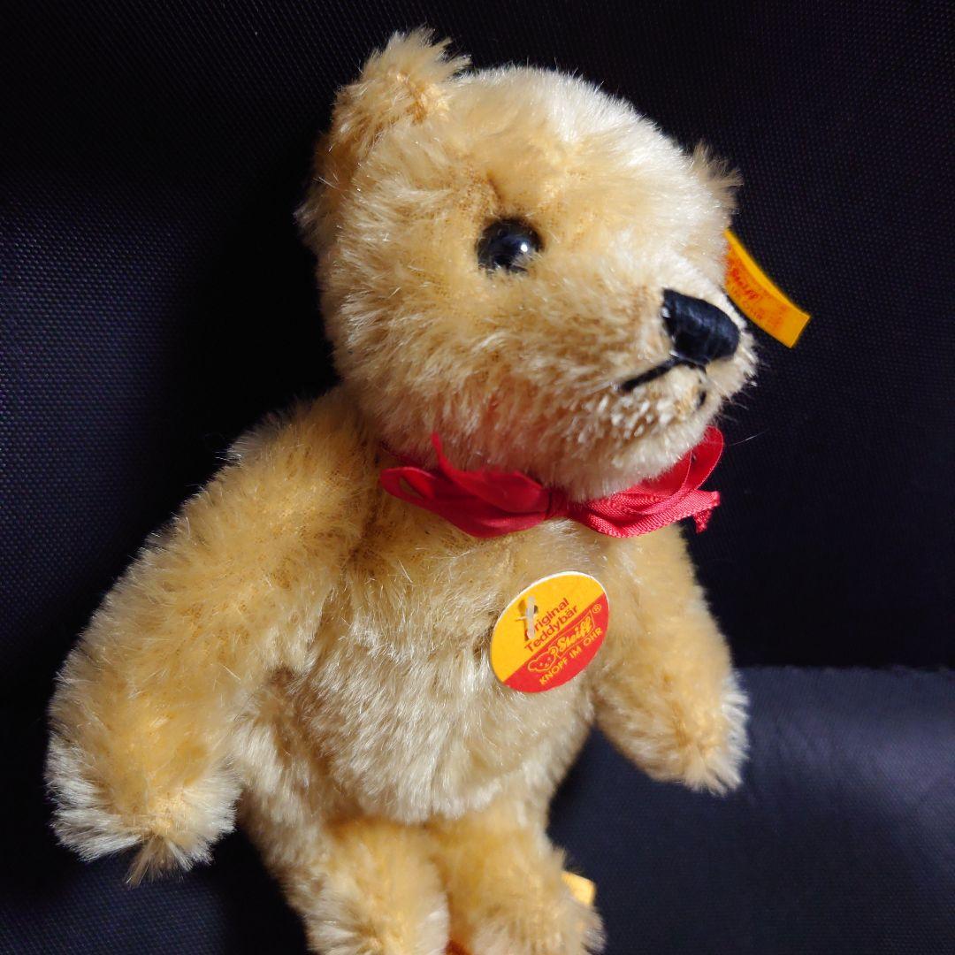 美品 vintage steiff シュタイフ テディベア ドイツ モヘア