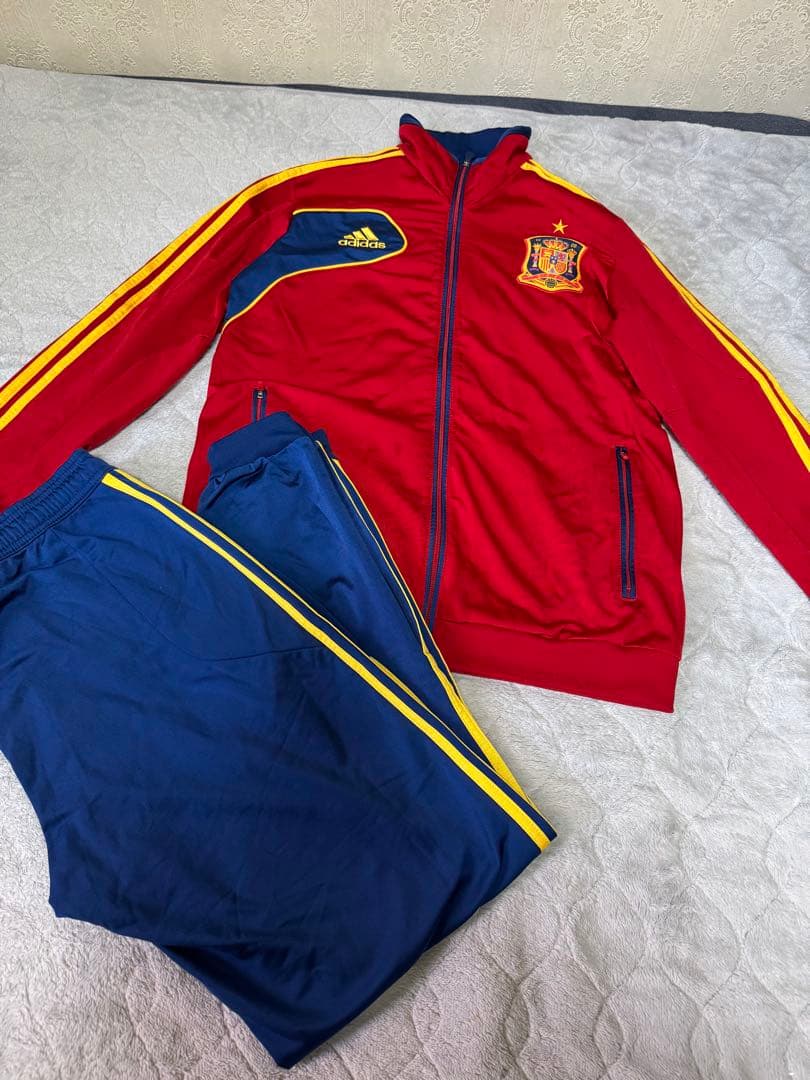 激シブ！アディダス　スペイン代表 adidas ジャージ上下セット　希少！O