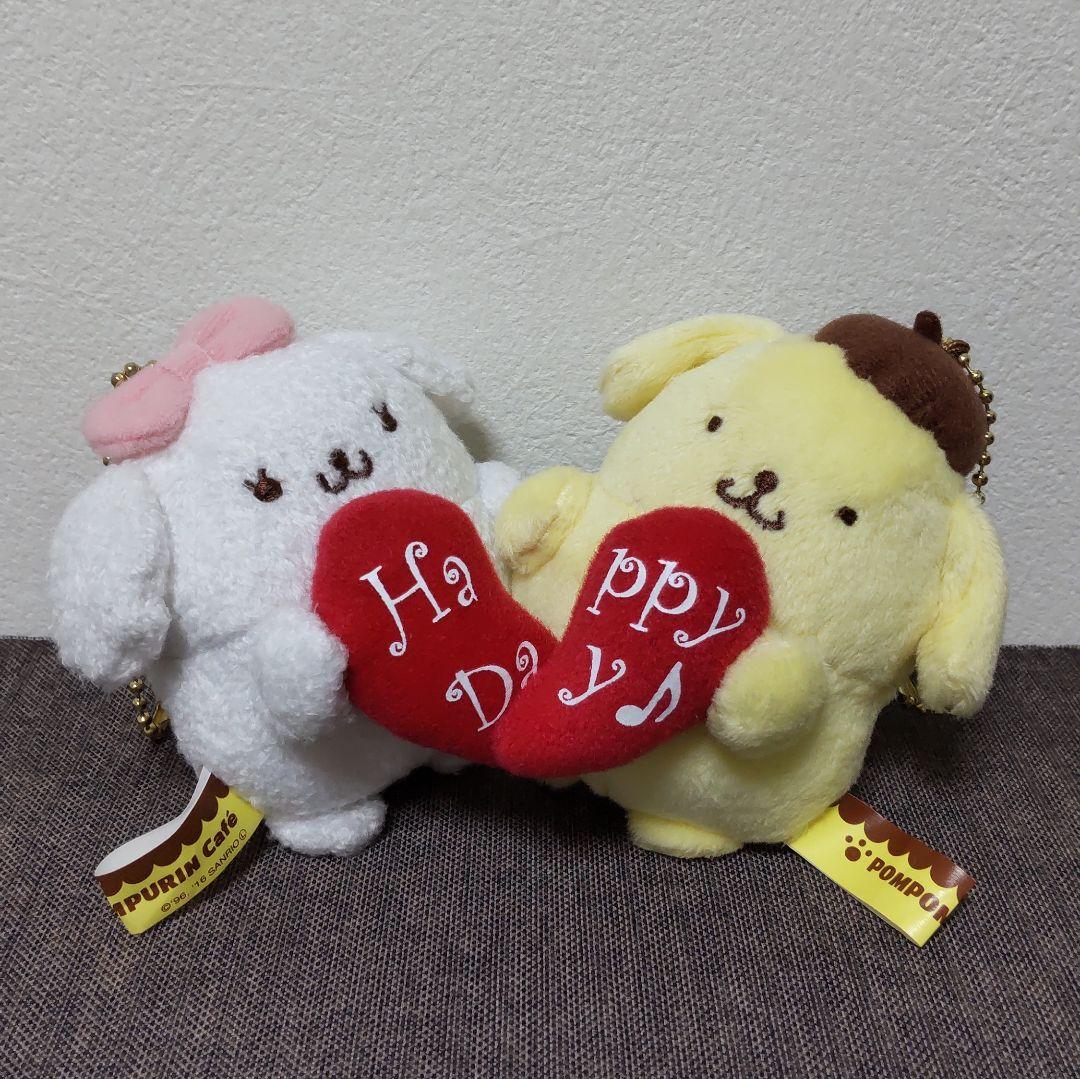 ポムポムプリン&マカロン カフェ限定 マスコット